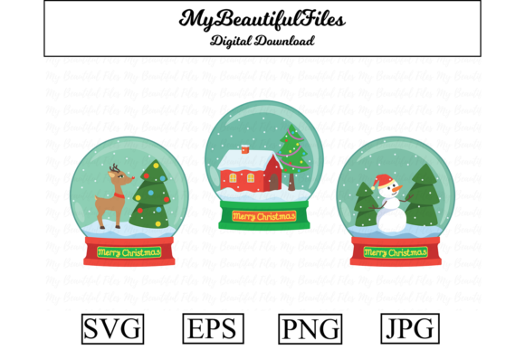 A Designer's Review: Christmas Snow Ball Graphics for Client Projects