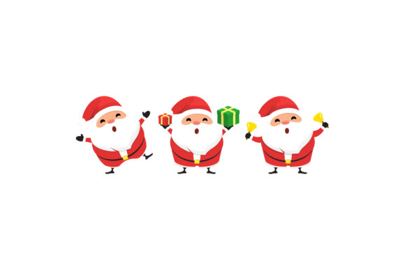 A Designer's Review: The Christmas Santa Cutes Illustration Set