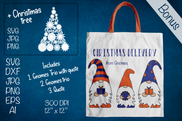 A Designer’s Review of Christmas Delivery Gnomes Graphics & Illustrations