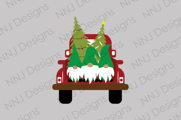 A Festive Truck Graphic for Editorial Content Design