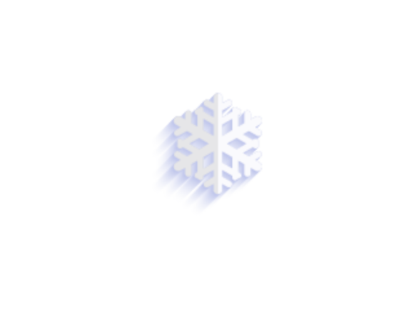 A Light Snowflake Graphic for Elegant Holiday Crafts