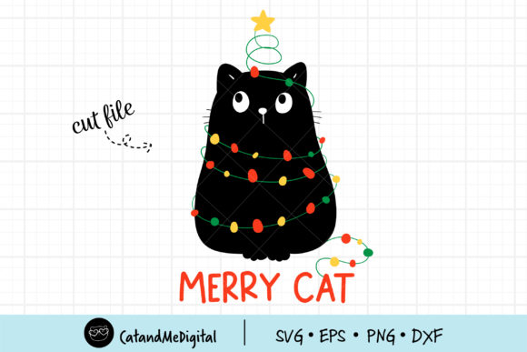 A Practical Review of the Black Cat Christmas Light Graphics Asset