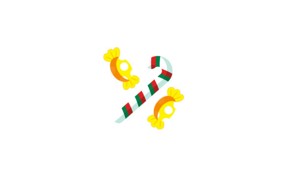 Christmas Candies Asset Vectors for Holiday Graphics