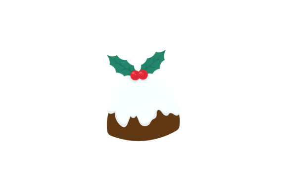 Christmas Choco Pudding Graphics for Crafting Joy