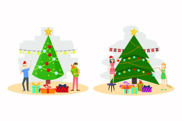 Christmas Decoration Holiday Vector Set: A Must-Have for Festive Graphics