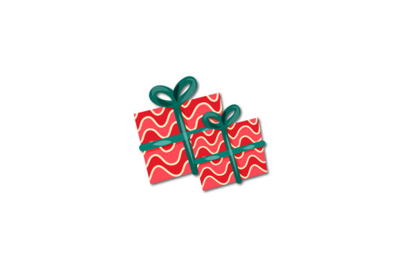 Christmas Present Gift Box Assets Vector