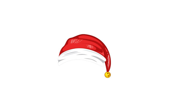 Christmas Santa's Hat: A Festive Graphic for Local Brands