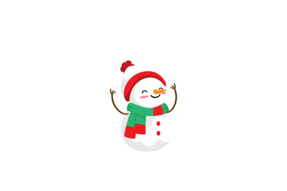 Christmas Snowman Vector Assets for Creative Graphics