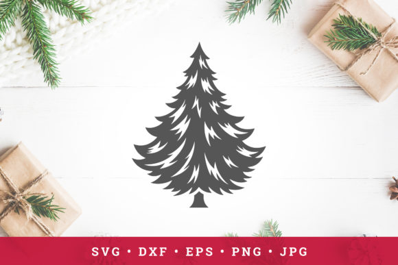 Christmas Tree Silhouette: A Versatile Graphics Illustration