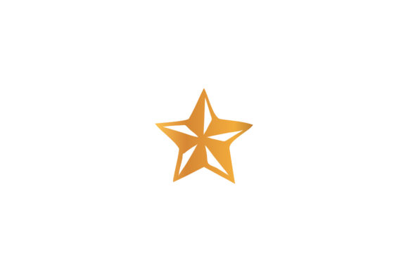 Christmas Tree Topper Gold Asset Vector for Premium Graphics