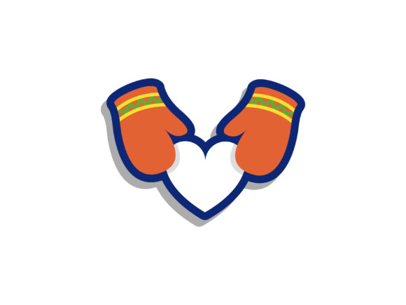 Reviewing a Festive Heart Illustration for Digital Products