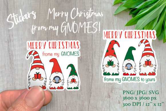 Reviewing Christmas Gnomes Graphics for Crafters & Small Business