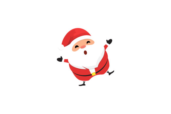Santa Vector Graphics for Cozy Christmas Crafts
