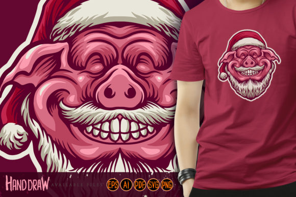 The Cute Pig Christmas Graphic: A Brand Designer's Review